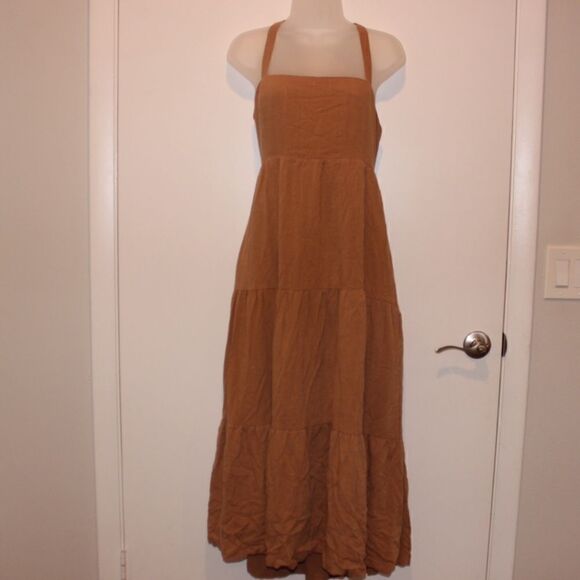 Lost + Wander Out East Maxi Dress in Macaroon Women Size Large - Picture 6 of 14